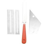 Koawensa Fichier de guitare en acier inoxydable + fichier de frette de guitare + frette basculante + protecteur de diapason Outil de Luthier de guitare