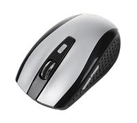 Koawensa Souris optique sans fil avec récepteur USB 2,4 G pour PC et ordinateur portable Argenté