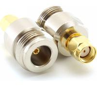Koaxial Adapter N-Female Buchse / RPSMA Male Steckverbinder