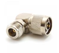 Koaxial Adapter N-Male Stecker RA / N-Female Buchse