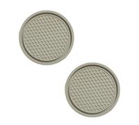 KOAYEF Dessous de Verre Voiture pour Cadillac XT4 SUV 2019 2020 2021 2022 2023-,Verres en Silicone,Antidérapant, imperméable et très résistant,Insert Porte-Gobelet,A/Grey