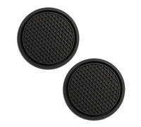KOAYEF Dessous de Verre Voiture pour Cadillac XT4 SUV 2019 2020 2021 2022 2023-,Verres en Silicone,Antidérapant, imperméable et très résistant,Insert Porte-Gobelet,A/Black