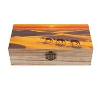 KOAYUBFC Boîte à bijoux en bois faite à la main pour ranger des bijoux, des pièces de monnaie, des cartes tartot, des petits trésors