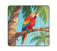 KOAYUBFC Tapis de plage avec imprimé perroquets qui parlent - Tapis de pique-nique extra large - Convient pour les voyages, la randonnée, les festivals de musique, les pelouses, les plages, les