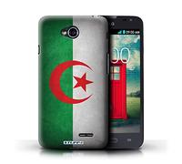 KOBALT® Imprimé Etui/Coque pour LG L70/D320 / Algérie Conception/Série Drapeau
