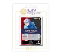 Kobby 001 Leader & Toutes Les Cartes C/UC/R Noires - Myboost X One Piece 11 - des poings vifs comme l'éclair - Coffret de 17 Cartes One Piece Françaises