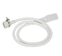 Kobe Pommeau de douche professionnel extra long avec tuyau de 2,5 m de long avec collier de serrage sécurisé, parfait pour la douche à la maison ou le toilettage des animaux de compagnie. Nouveau
