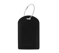Kobeleen Bagage en PU, Accessoire de Voyage Portable, Bagage étanche, Carte d'embarquement, étiquette de Valise avec Anneaux en Fer