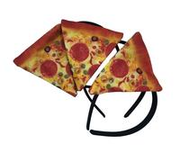 Kobeleen Bandeau Carnaval Pizza Décoration de Noël Carnaval Fast Food Bandeau Adulte Carnaval Fête Fête Bandeau