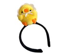 Kobeleen Bandes de cheveux, accessoires de stand Photo amusants, bandeau de canard de dessin animé, couvre-chef de fête, bandeau rembourré en fourrure pour les Festivals de musique