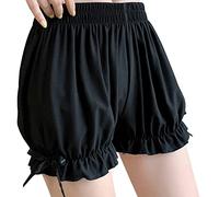 Kobeleen Bloomers Maid Ruffle Pantalon Citrouille pour Femme