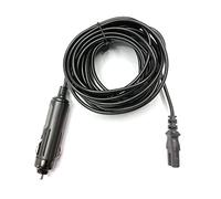 Kobeleen Boîtes à déjeuner électriques en Plastique, 1.6M 12V 24V, Cordon d'alimentation, boîtes à déjeuner chauffantes électriques, Adaptateur de Cordon d'alimentation pour Utilisation en Voiture