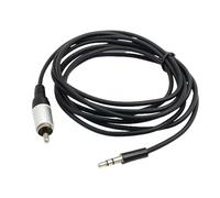 Kobeleen Câble AUX de 2 mètres, 3.5mm vers RCA Mono, connectez vos appareils en toute simplicité, connexion facile pour système de divertissement à domicile