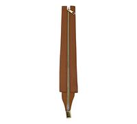 Kobeleen Fermeture à glissière en Cuir PU de 30cm avec Trous, Fermeture à glissière en métal, matériel de Remplacement de Fermeture à glissière, Accessoires pour la Couture de Sac à Main