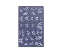 Kobeleen Moule de gaufrage de Papillon 3D pour Nail Art, Combinaison de Silicone, Moule décoratif, Outil de Fabrication de Nail Art, Moule de Sculpture en Silicone