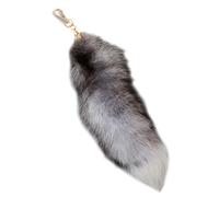 Kobeleen Porte-clés Queue d'animal, Chaîne de queue, Personnalisé, Cadeau, Long porte-clés à breloques pour femmes et filles
