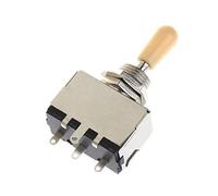 Kobeleen Style de boîte de commutateur à Bascule fermé à 3 Voies chromé pour Bouton de crème de Guitare électrique