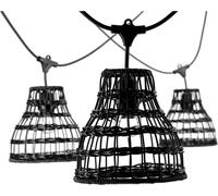 KOBI CRETE LS R2 BLACK Abat-jour - Set de 5 guirlandes noires tressées 5 pièces pour set 18cm