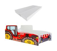 Lit enfant Tracteur rouge 160x80 Rouge