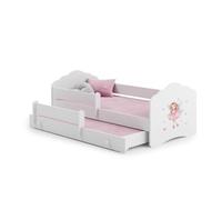 Lit enfant FALA BAR+SZU 160x80 Fée avec gigogne avec matelas