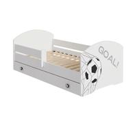 KOBI Lit Enfant LUK 140x70 avec Tiroir Motif Football