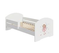KOBI Lit Enfant LUK Blanc 160 x 80 Motif Ailes