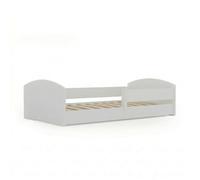 KOBI Lit Enfant Montessori Leo 140x70 - lit Bas avec Balustrade (sans Matelas, 140x70)