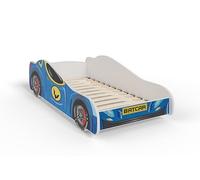 KOBI Lit Enfant RACING BLEU 160x80 Motif Super Héros