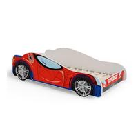 KOBI Lit Enfant Racing Red 160x80 Motif Super Héros