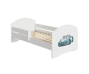 KOBI Lithium Enfant LUK Blanc 140 x 70 Motif Police