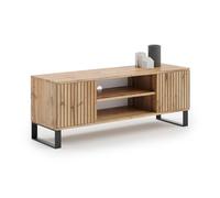 KOBI Meuble TV 155 cm décor Bois Design