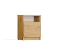 KOBI Table de Chevet Galax 30 1D - Table de Chevet avec étagère et Porte, Dimensions 30x30x40 cm, Design Moderne pour la Chambre à Coucher