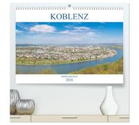 Koblenz Impressionen (hochwertiger Premium Wandkalender 2026 DIN A2 quer), Kunstdruck in Hochglanz: Der Kalender zeigt Koblenz von seinen eindrucksvollsten und seinen schönsten Seiten.