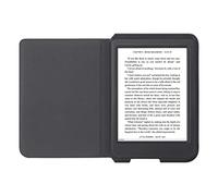 Kobo Nia SleepCover Étui Noir avec Technologie Veille/réveil en Cuir Vegan Compatible avec liseuse Kobo Nia 6"
