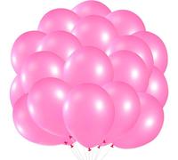 Koboko Lot de 20 ballons roses de 25,4 cm pour anniversaire, mariage, ballons à l'hélium, en latex, pour femme, anniversaire, mariage, princesse