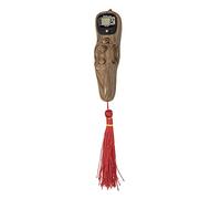 KOBONA Compteur numérique avec perles de Bouddha, compteur électronique à doigt, compteur de prière islamique pour musulmans, compteur électronique LCD numérique, outils de décompression avec pompon