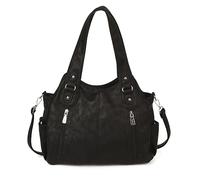 KOBONA Sac de Cours Lycée Université Femme Rétro en Cuir PU