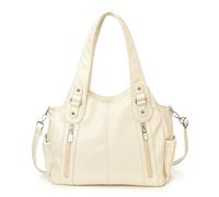 KOBONA Sac de Cours Lycée Université Femme Rétro en Cuir PU