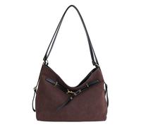 KOBONA Suède Sac fourre-tout Faux daim Sacs à bandoulière Grande capacité Suede Cross Body Bags pour femmes Sacs à main d'automne pour faire ses courses tous les jours