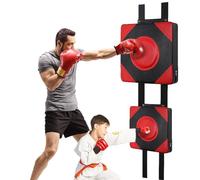 KOBONA Tapis de boxe tapis de boxe en cuir PU sac de sable d'entraînement de boxe hauteur réglable pour adultes enfants pour Kickboxing karaté Art Martial