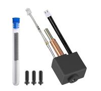 Kobra 3 Hotend Kit de mise à niveau - Bloc chauffant en céramique 24 V 60 W avec 3 Buse en Acier trempé de 0,4 mm + 10 aiguilles de nettoyage - Compatible avec imprimante 3D Kobra 3/Kobra 3