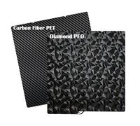 Kobra S1 Plaque de construction pour imprimante 3D Anycubic Kobra S1/Combo/ACE Pro, plateau d'impression à ressort chauffant Kobra S1 (Diamond PEO + fibre de carbone PET) 264 x 276 mm