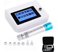 KOCAN Appareil de thérapie par ondes de choc avec écran tactile, machine pneumatique de soulagement de la douleur balistique, 12 modes de traitement, 7 têtes de massage, équipement de thérapie ED
