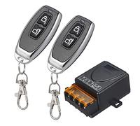 KOCAN Smart Home 43hz AC85-220V 1CH commutateur à Distance sans Fil Relais récepteur émetteur Module de Commutation de télécommande Universelle et 2PCS télécommandes émetteur RF 1527