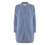 Kocca Cardigan long en mélange alpaga femme modèle ANTINNA, bleu ciel, XS