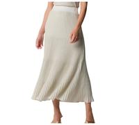 Kocca - Jupe Longue avec Détail Lurex - Femme - Jupes - Blanc - Taille: 42 FR