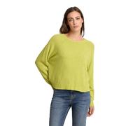 Kocca - T-shirt à manches longues pour femme, couleur unie, col rond, modèle P26PMA8597ABUN000, Vert huile, M