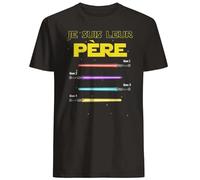 Koccie Tshirt personnalisé | Cadeau personnalisé pour Son Père | Je suis Leur Père - Cadeau Personnalisé Fête des Pères, Cadeau Personnalisé pour Papa, Tee Shirt Personnalisable Papa