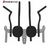 KOCEVLO route engrenage fixe vélo Triathlon contre le temps vélo en carbone étendu TT repos poignée pour guidon Aero Only Bar 45degree