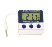 Koch 10881 Thermomètre numérique de Cuisine, Plastique, Blanc, 6 x 6,2 cm